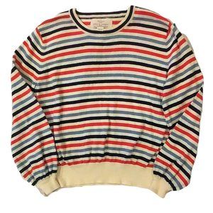 Trovata Birds of Paradis Striped Sweater SZ M